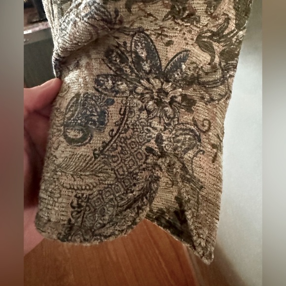 ❄️COLDWATER CREEK❄️ BROCADE FITTED SATIN LINED BLAZER JACKET NWT💦 - Picture 8 of 9